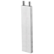 Aluminum Water Cooling Block 40x200mm Polished Heatsink with Nozzle