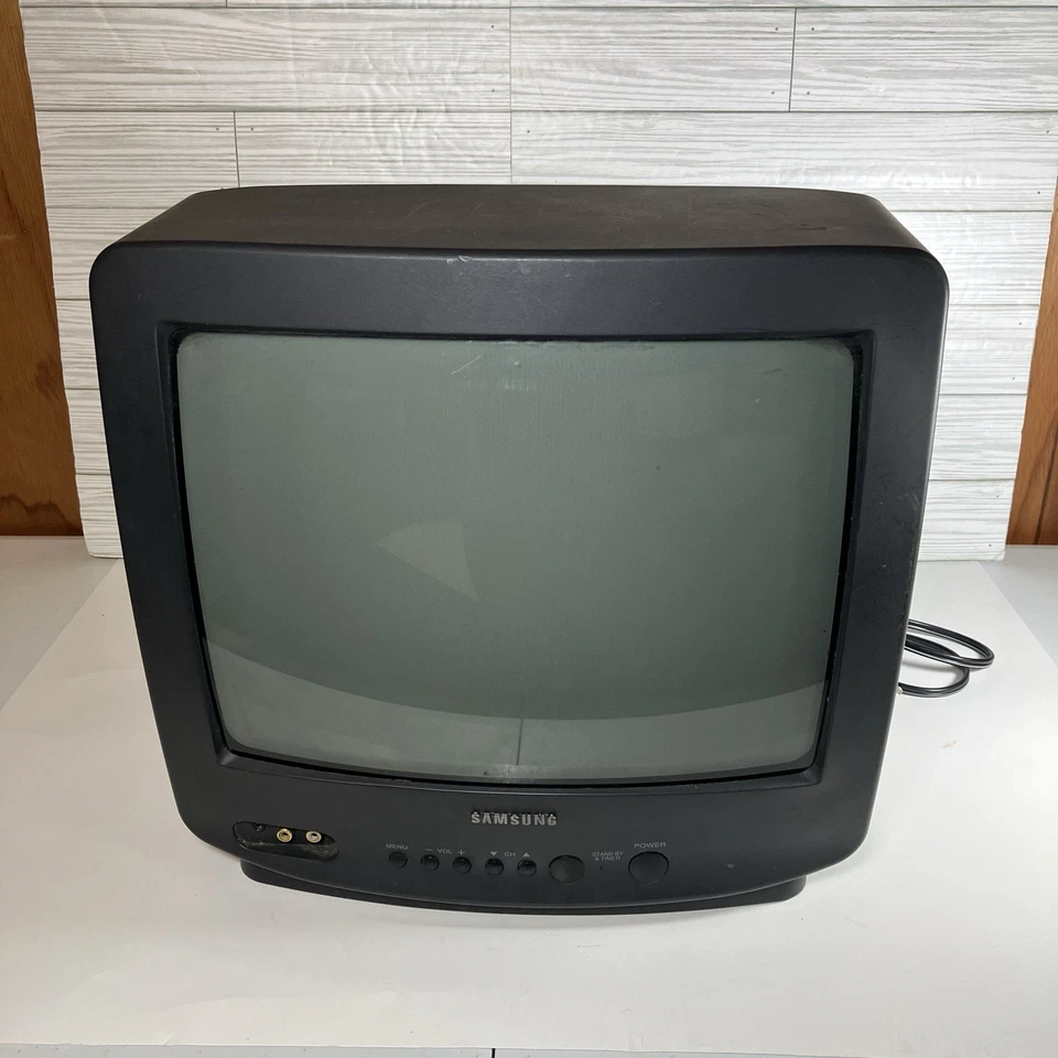 Samsung TXD1372 CRT 13" TV Retro Gaming TV Tested & Working Front Inputs Vintage - Image 2 of 4