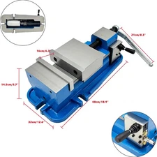 High Precision 6" Pneumatic Flat Vise Fast Fixture for CNC Machining Center