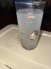 PFALTZGRAFF NATUREWOOD Frosted Drinking Glass Tumbler 16 oz MADE IN USA