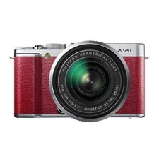 Used FUJIFILM X-A1 Camera Kit 16-50mm Lens Red 1-Year Warranty Excellent Conditi