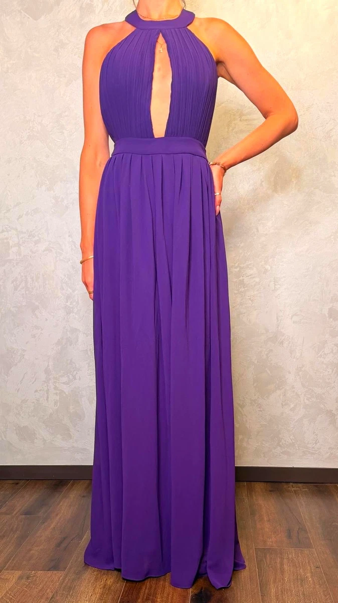 halter neck dress with ruffle bottom dark purple prom Mermaid Deep V-neck Chapel Hem Paillette Dark Green halter dress : Women's Clothing