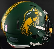 NORTH DAKOTA STATE BISON NCAA Riddell Speed Full Size AUTHENTIC Football Helmet