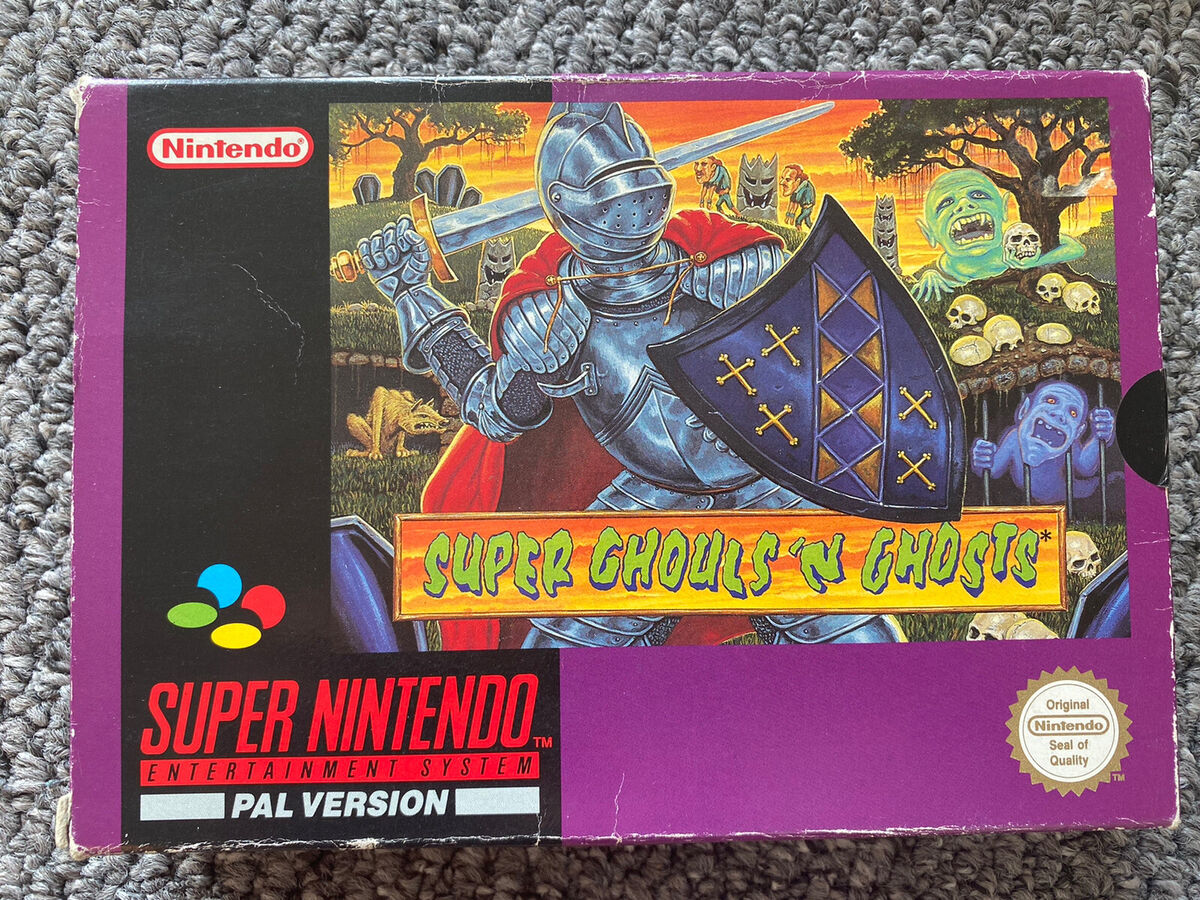 Super Ghouls n Ghosts SNES. PAL UK Super Ghouls 'n Ghosts Super Ghouls n Ghosts SNES. PAL UK Super Ghouls 'n Ghosts