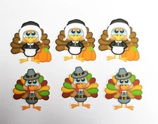 Thanksgiving Turkeys   Cardstock  Pre colored images Scrapbooking / Card Making