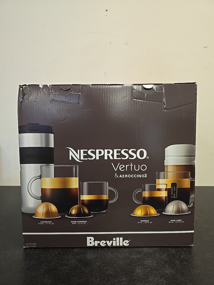 Breville Nespresso Vertuo Coffee and Espresso Maker Aeroccino3