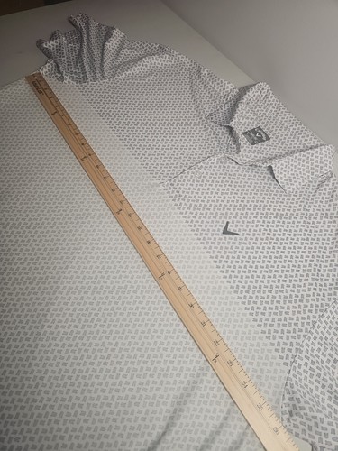 Callaway MENS Opti-Dri Polo White/black accents. EXTRA LARGE - Picture 6 of 7