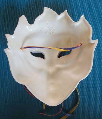 Clay Art Ceramic Face Wall Mask, Fire, Wall Decor, RARE - Picture 4 of 5