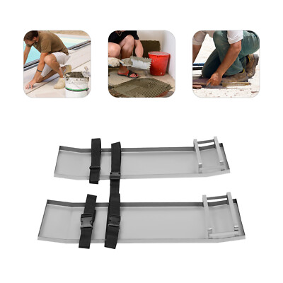 Concrete Knee Boards Slider Knee Boards 30'' x 8'' Stainless Steel Kneeler Board