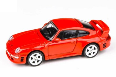 PORSCHE RUF CTR2  - guards red - Para64 1:64