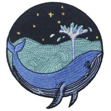 Embroidered Patches Iron Sew On Patches transfers Badges appliques Whale and Sea
