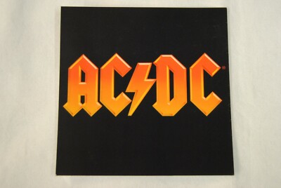 AC/Dc Klassisches Logo Lentikulare Sticker Neu Official 15.2x15.2cm Highway To
