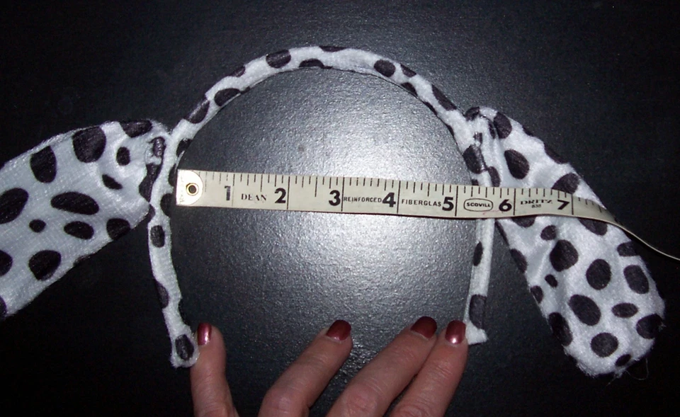 DALMATIAN HEADBAND with EARS for Children Boys Girls Halloween Costume Dress Up - Image 3 of 3
