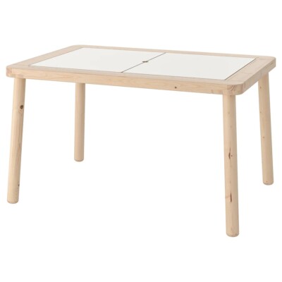 Autocollant pour TABLE IKEA FLISAT village de jeu rose