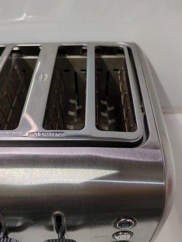 Toastmaster Stainless 4 Slice Toaster TM 43TS Retro Tested Works Used Great Con - Picture 6 of 15