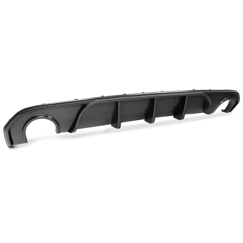 For BMW 4 Series G26 420i Gran Coupe 2021-24 Rear Bumper Diffuser Carbon Look Foto 3 de 4