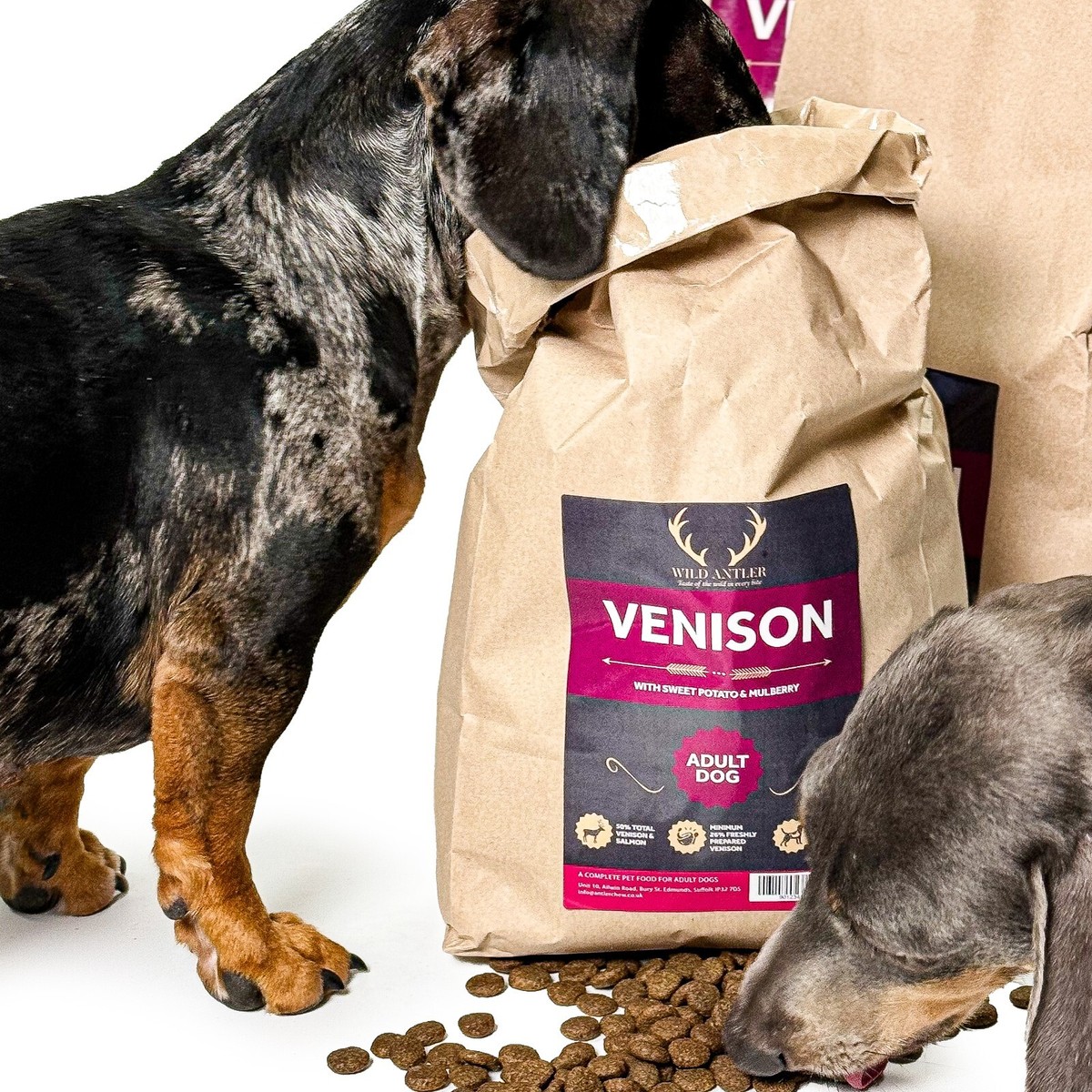 Dog Food -Venison, Sweet Potato Mulberry Natural Dog Food