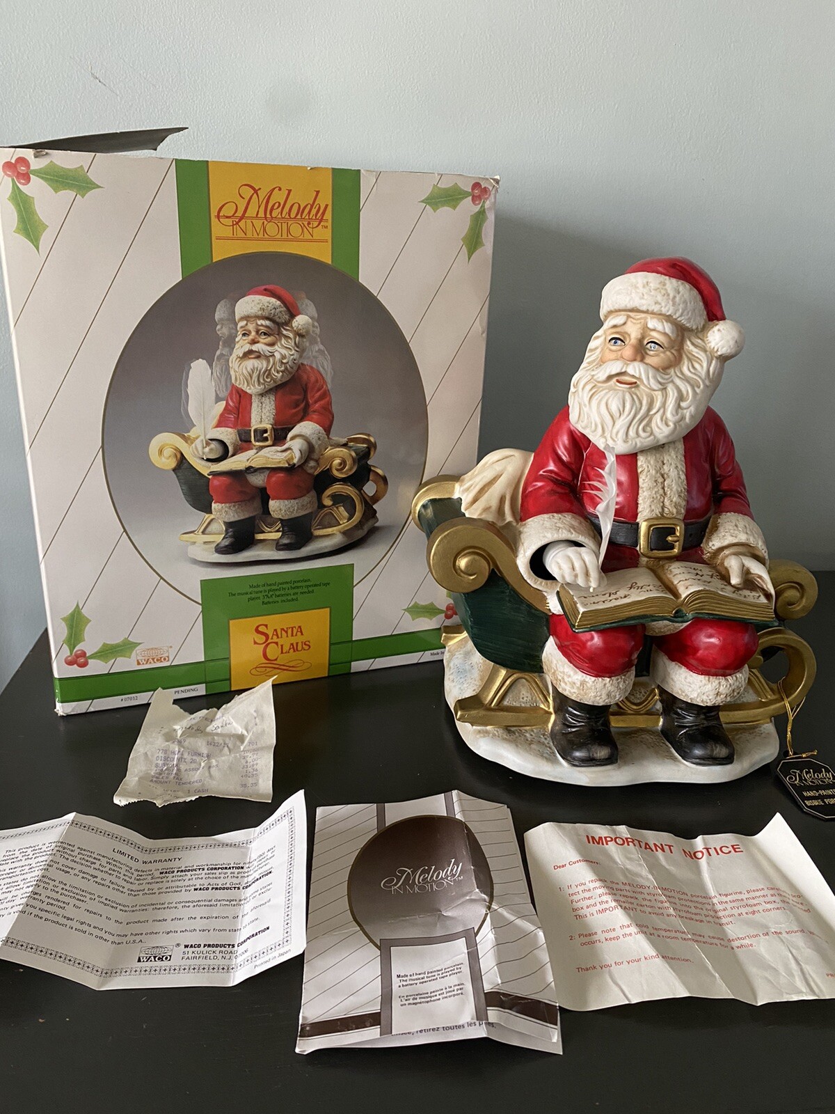 Melody in Motion Santa Claus 1986 eBay