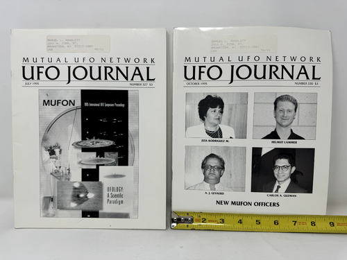 Lot of 10 Mufon UFO Journals Magazines Network Newsletters 1995-1996 UFO History - Picture 6 of 24