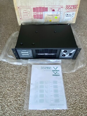 Crest Audio V900 Professional Power Amplifier: NEW/Unused in Box