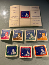 Paraguay 1961 Alan Shepard Space Set + Souvenir Sheet MNH Scott C268-74