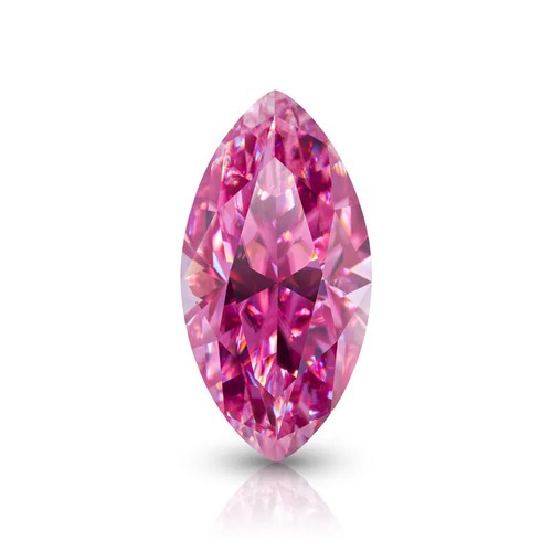 Pietra diamantata rosa Moissainte pietre preziose sfuse con materiale anello certificato GRA - Foto 15 di 29