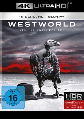 Westworld - Season/Staffel 2 / Das Tor / 4K Ultra HD # 3-UHD+3-BLU-RAY-NEU