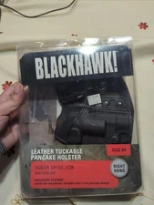 Blackhawk Leather Tuckable Inside Pants Holster 422004BK-R RUGER SP101 LCR NEW!