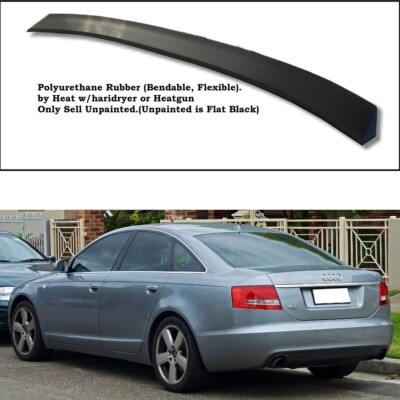 SQRvx 284N Type Rear Duckbill Trunk Spoiler Wing Fits 2005~2009 Audi A6 C6 sedan
