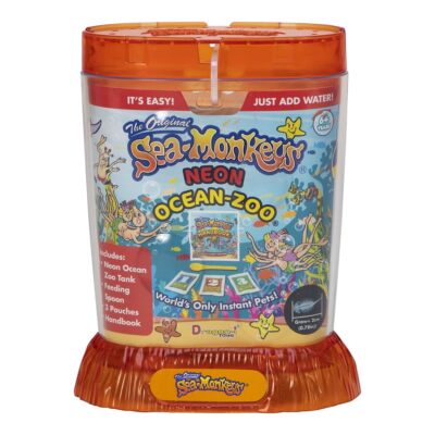 Sea Monkeys Aquarium Kit with Ventilated Lid and Magnifiers for Easy Care