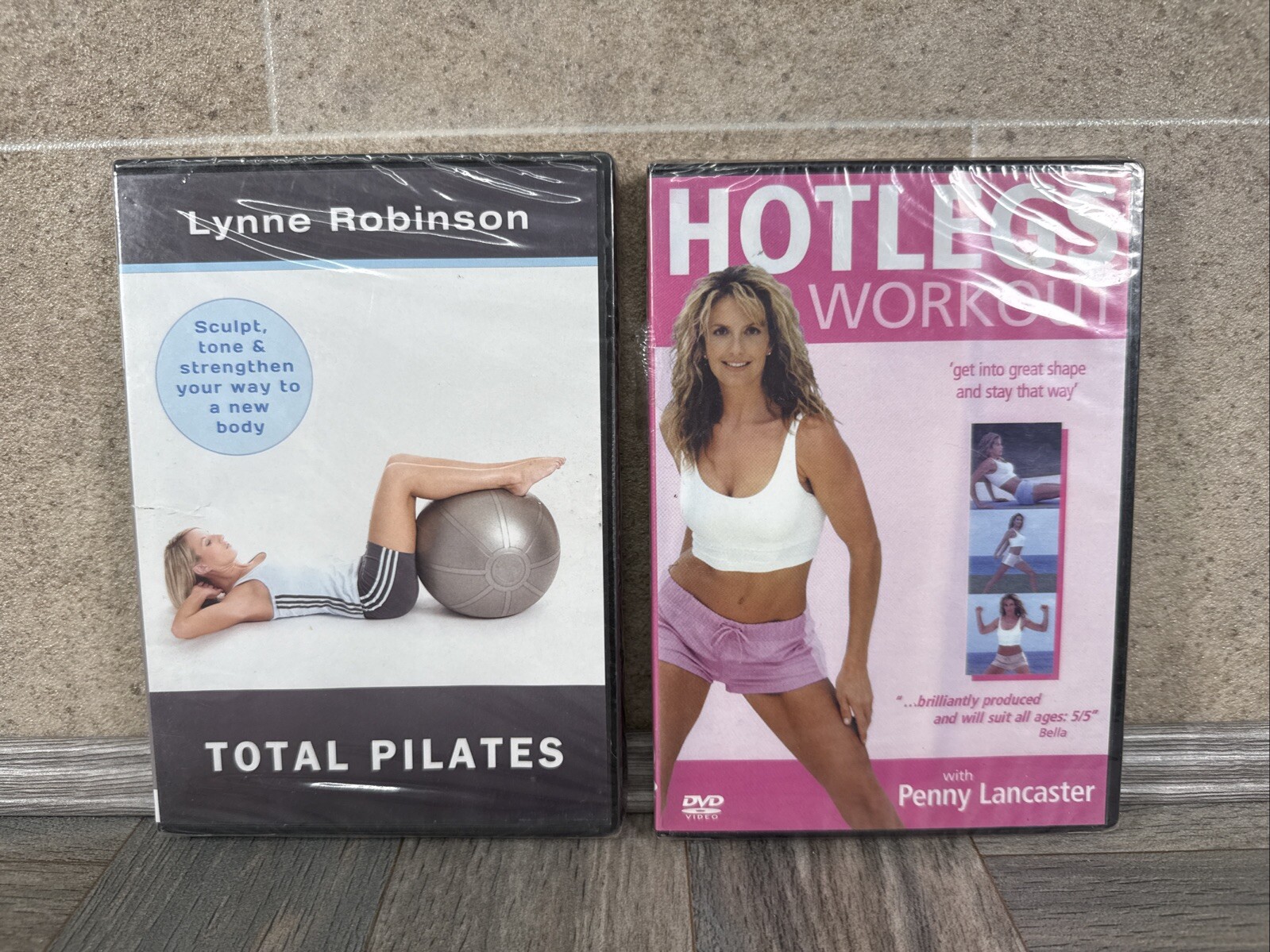 Lynne Robinson Total Pilates & Hot legs Workout By Penny Lancaster  [DVD] X2 New