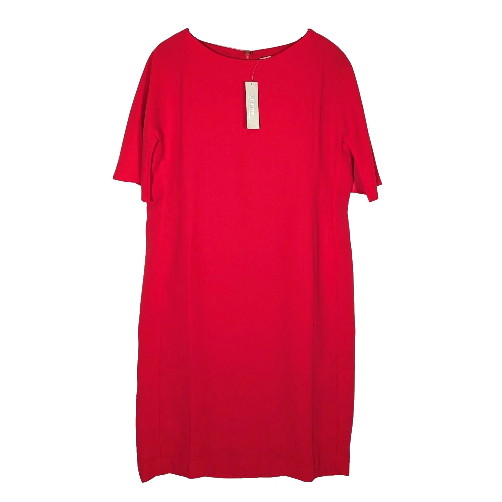 Chico's Women's Short Sleeve Midi