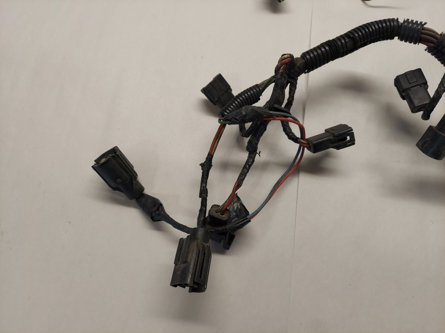 198693 Mustang Fuel Injector Wiring Harness 5.0L 302 V8 Foxbody OEM eBay