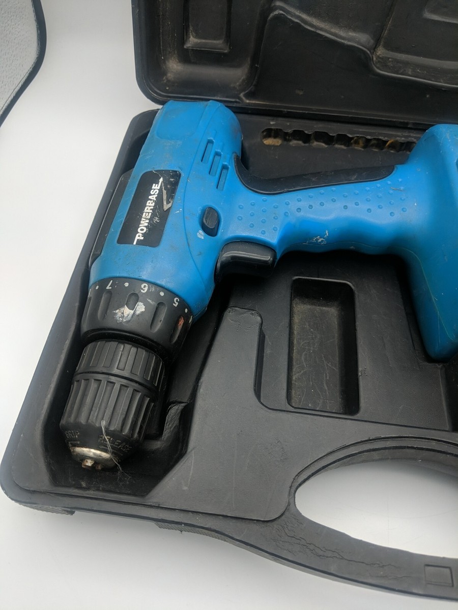 Powerbase Drill Driver 12 With Case, Battery Charger UK Exp