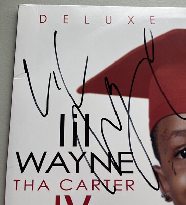 Lil Wayne Signed Autographed Carter IV Vinyl Record JSA COA
