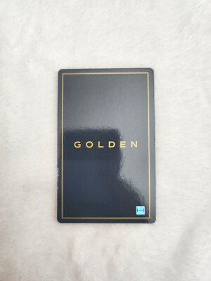Official BTS Jungkook JK Golden Round 1 Lucky draw M2u Soundwave