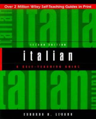 Italian: A Self-Teaching Guide, 2nd Edition - Paperback - VERY GOOD