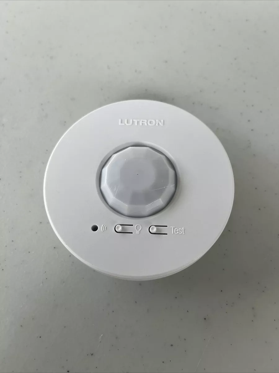 Lutron Radio Powr Savr Wireless PIR Ceiling Occupancy Sensor LRF2 OCR2B P Used