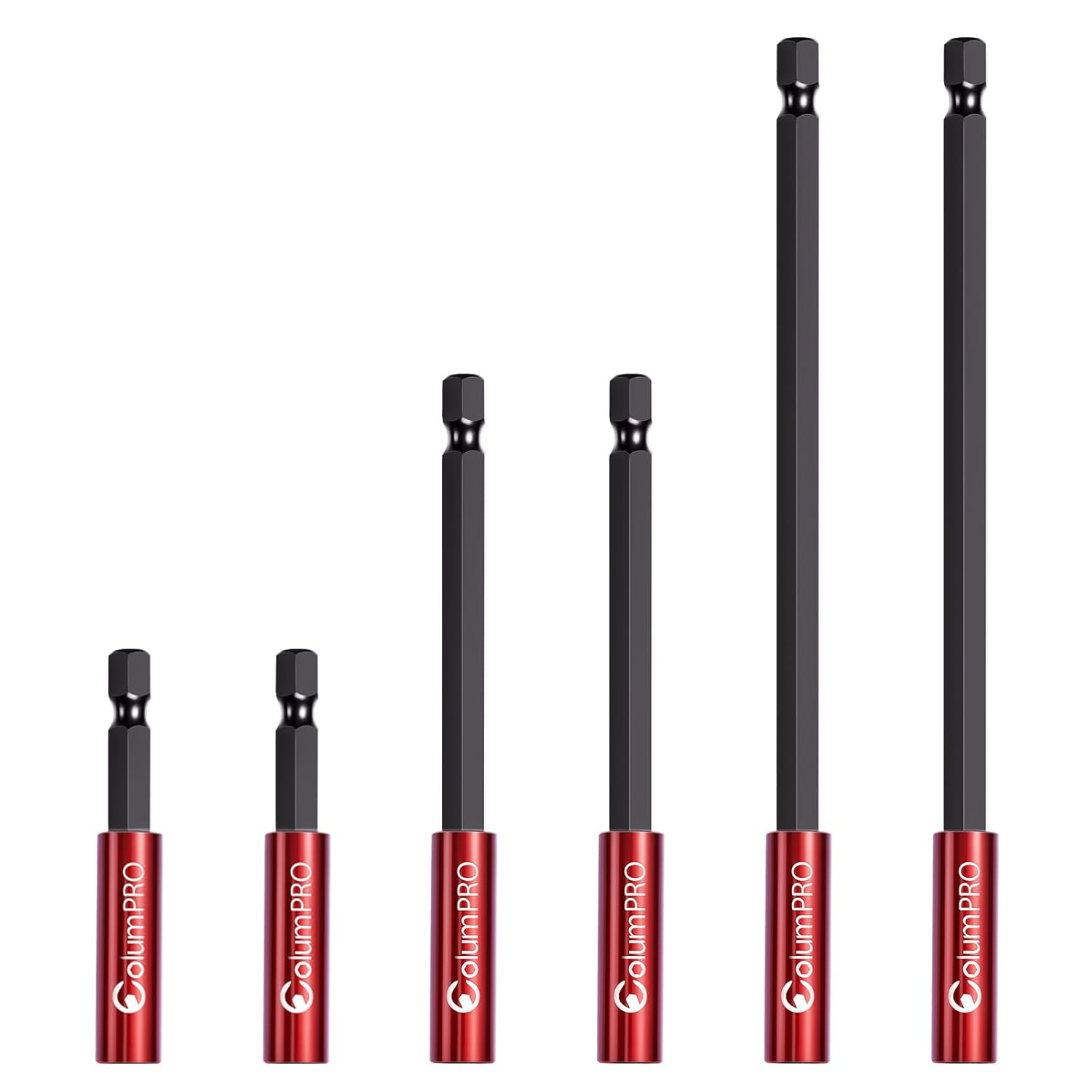 6PCS Strong Magnetic Drill Bit Extension Holder for Impact Driver,1/4