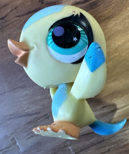 Littlest Pet Shop LPS Blue Owl Bird 3652 Yellow Canary Figures Lot Of 2 Birds - Picture 11 of 15