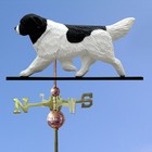 Newfoundland Hand Carved Hand Painted Basswood Dog Weathervane Landseer
