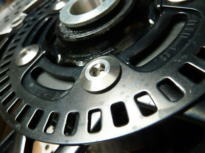 Kawasaki ZX4R 2024 TITANIUM FRONT BRAKE DISC ROTAR BOLT PACK