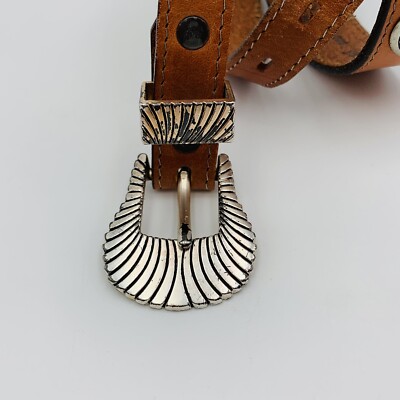Corral West Leather Belt Conch Western Ranch Cowgirl Rodeo  display picture 1