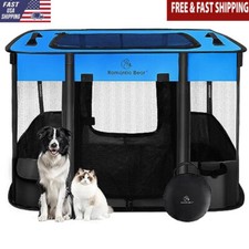 Portable Dog Playpen Exercise Water Resistant Indoor Outdoor Pet Tent Durable US