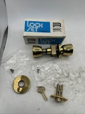 Corbin Russwin vintage door lock  bronze set 3-10-12-068 With Key See Pics