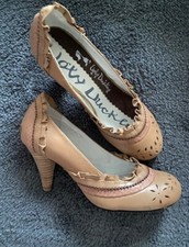 Ladies Ugly Duckling Designer Leather Heeled Shoes - Size 6 *NEW*