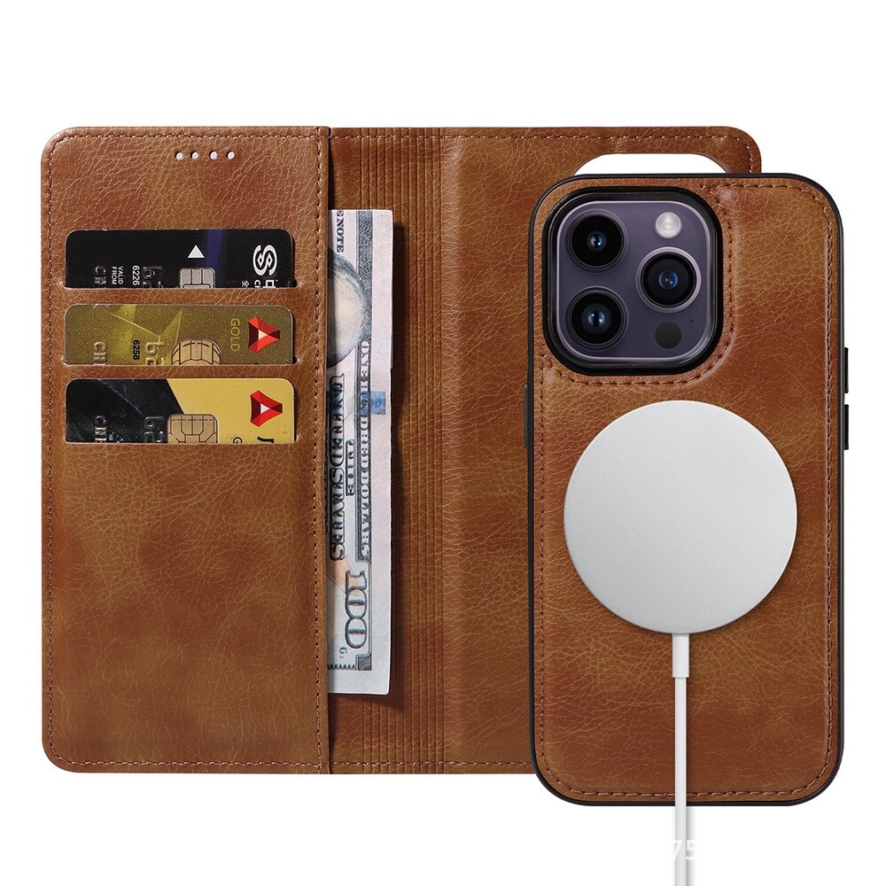 For MagSafe iPhone 18 17 16 15 14 Pro Max Case Detachable Wallet Cover magnetic