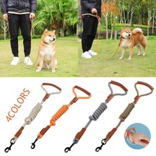 Reflective Dog Nylon Adjustable Slip Rope Leash Lead Training Choke Pet Collar  