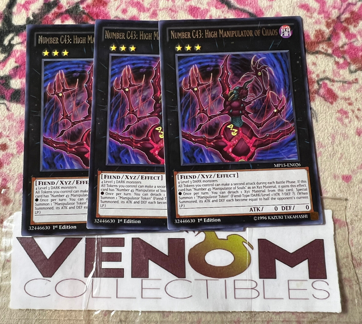3x (M/NM) Number C43: High Manipulator of Chaos MP15-EN026 Rare 1st Ed.  YuGiOh | eBay