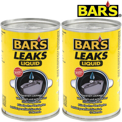 2x Dr. Wack Bar's Leaks Liquid Antileck Kühlsystem Kühlerdichtmittel 150g